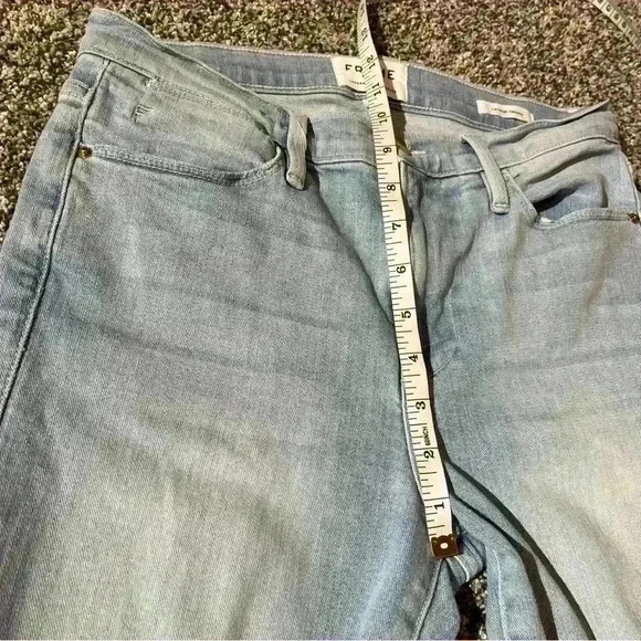 Frame Le High Skinny Distressed Stretch Jeans In Rush Women's Size 28 - Picture 14 of 14